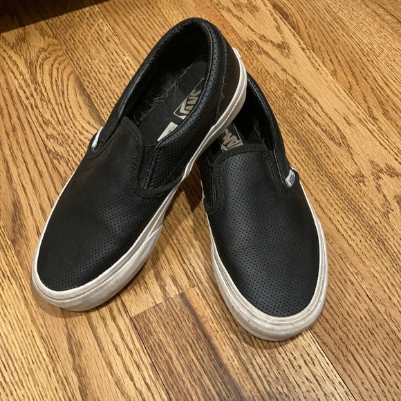 leather vans size 3